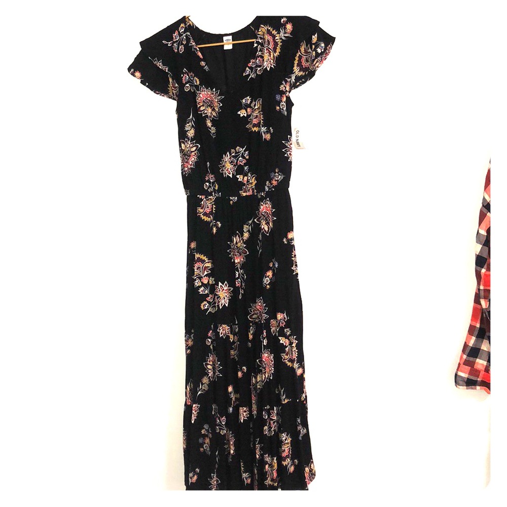 Old navy black maxi dress